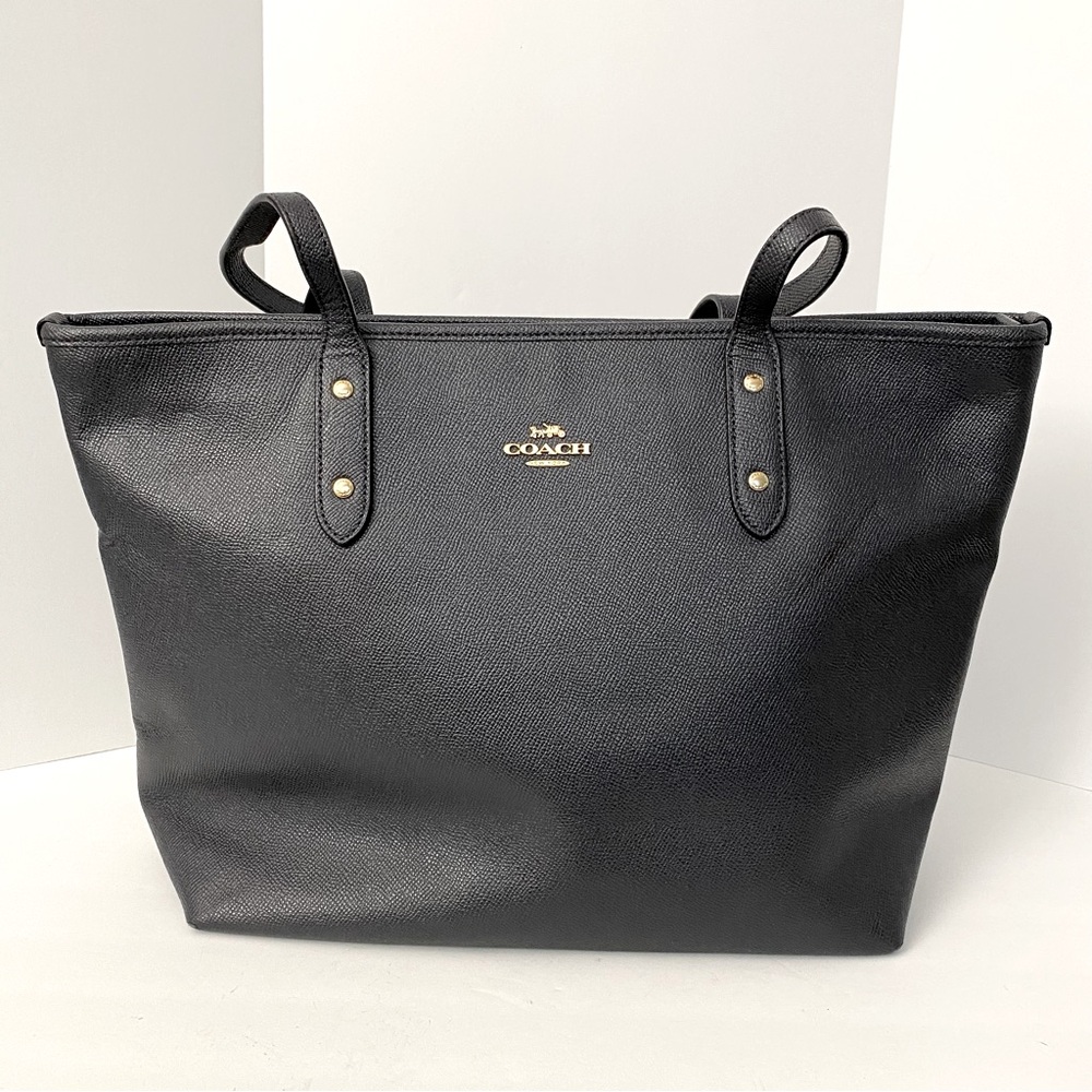 Coach City Zip Tote Midnight Navy Blue Style #F58846